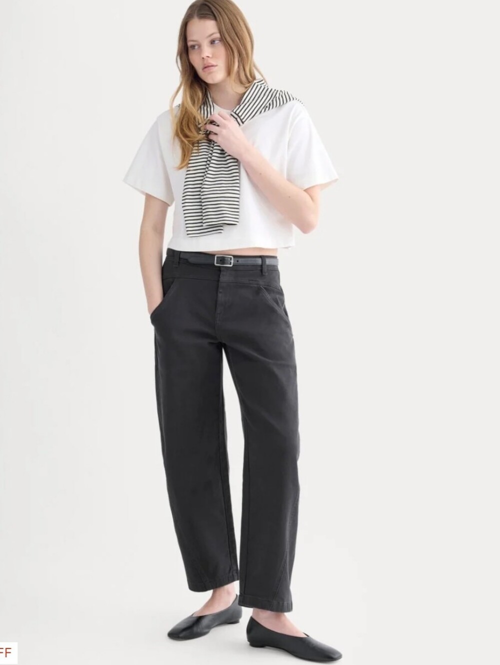 Everlane Double-Stitch Barrel Pant NWT, Size 12